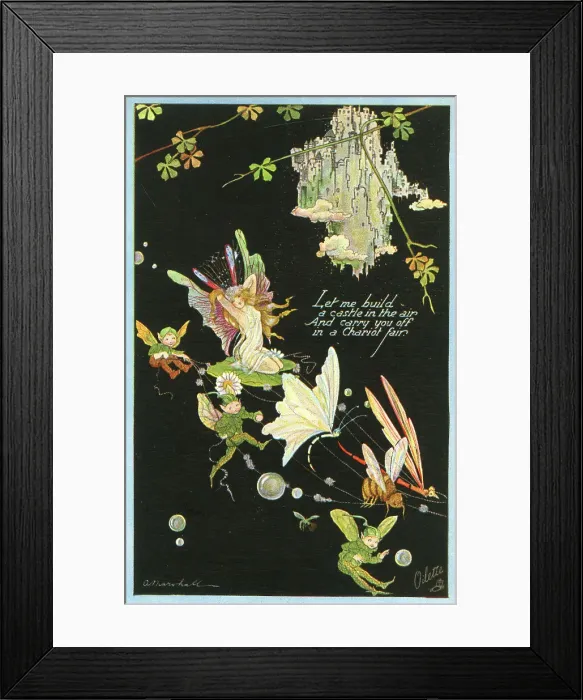 Framed Print : Let me build a castle in the air and carry you off Framed Print : Let me build a castle in the air and carry you off