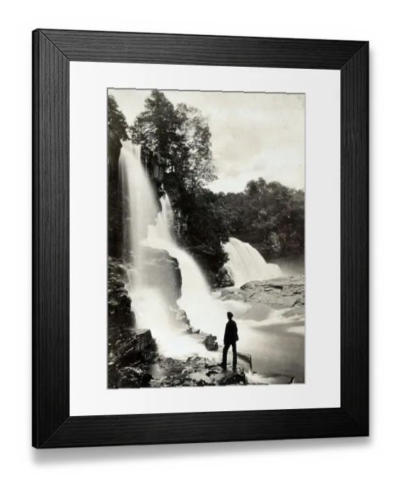Framed Print : Bonnington Falls on the River Clyde, Scotland Framed Print : Bonnington Falls on the River Clyde, Scotland
