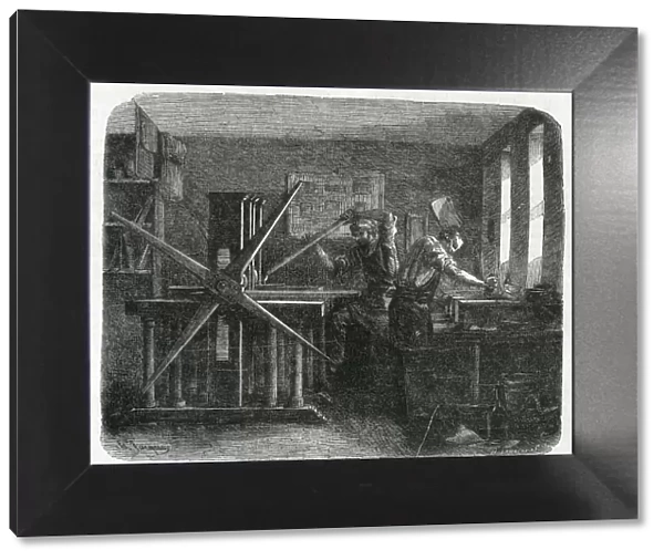 The Printing Press Room, Engraving and Printing on Copper