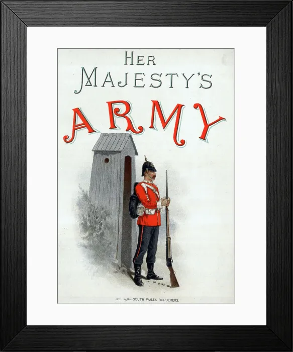 Framed Print : The 24th South Wales Borderers by Walter Richards Framed Print : The 24th South Wales Borderers by Walter Richards