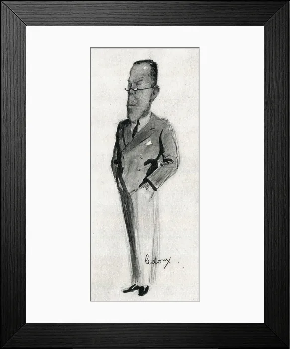 Framed Print : Maurice Webb FRIBA, architect Framed Print : Maurice Webb FRIBA, architect