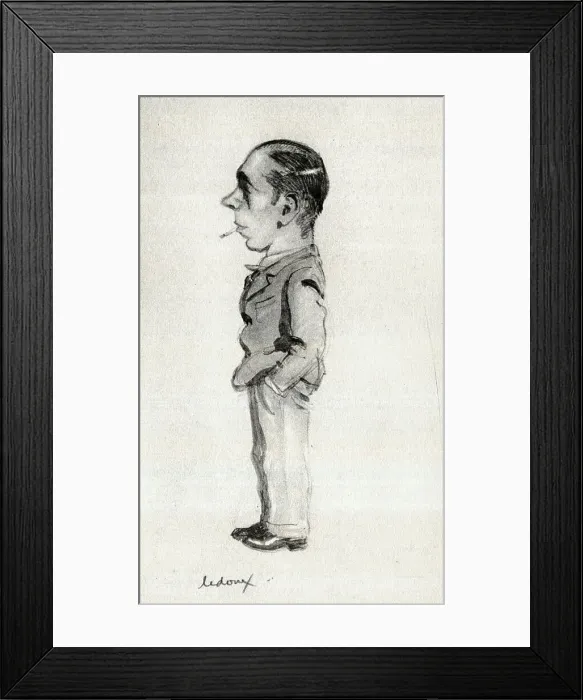 Framed Print : Philippe Ledoux, self-portrait Framed Print : Philippe Ledoux, self-portrait