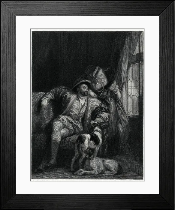 Framed Print : King Francis I of France and His Sister Framed Print : King Francis I of France and His Sister