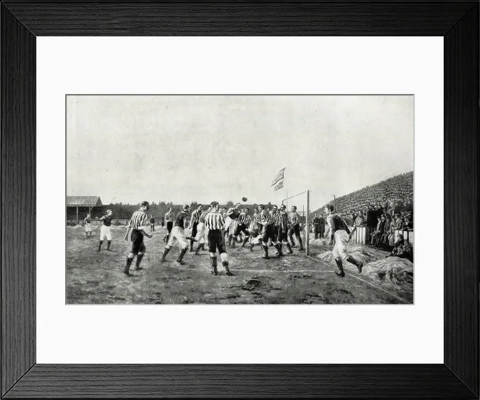 Framed Print : Last minute in the Football Match, it's now or never Framed Print : Last minute in the Football Match, it's now or never