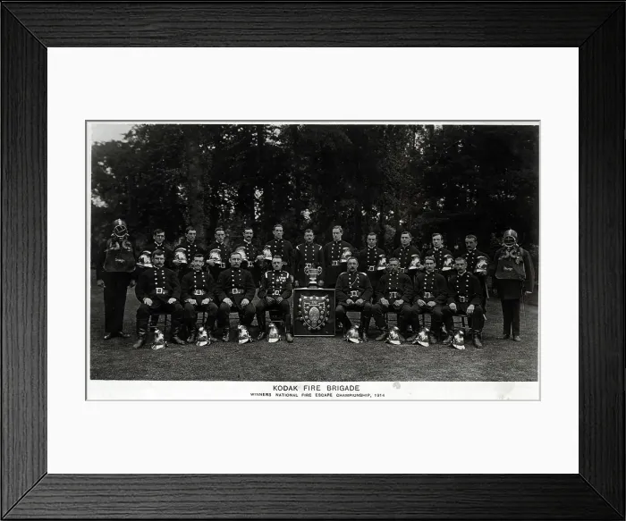 Framed Print : Kodak Fire Brigade win National Fire Escape Championship Framed Print : Kodak Fire Brigade win National Fire Escape Championship