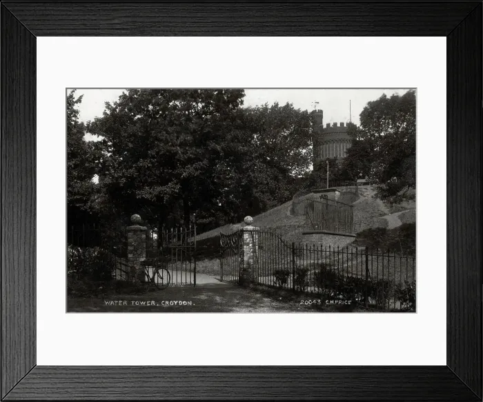 Framed Print : The Water Tower, Croydon, Surrey Framed Print : The Water Tower, Croydon, Surrey