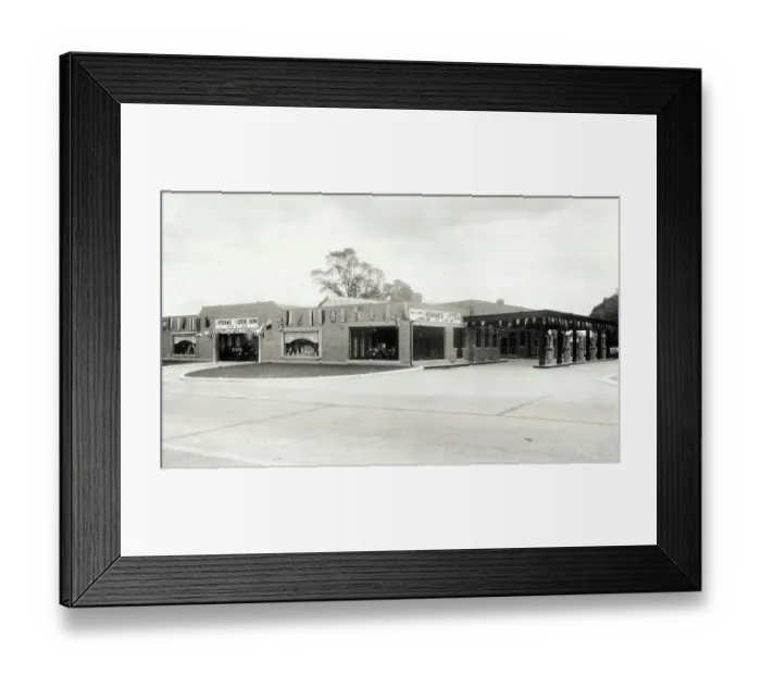 Framed Print : Harley Motors Limited Garage, Epsom Road, Hinton, Esher Framed Print : Harley Motors Limited Garage, Epsom Road, Hinton, Esher
