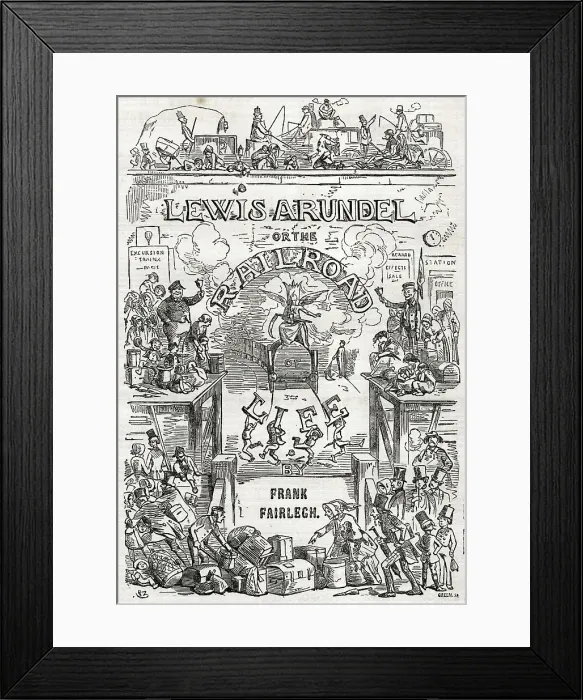 Framed Print : Lewis Arundel or the Railroad of Life by Frank Fairlegh Framed Print : Lewis Arundel or the Railroad of Life by Frank Fairlegh