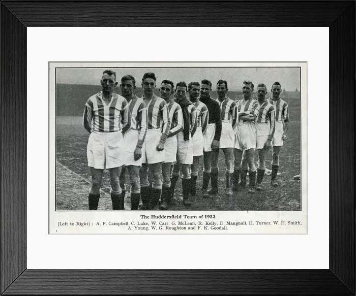 Framed Print : Huddersfield Town FC team, 1932 Framed Print : Huddersfield Town FC team, 1932