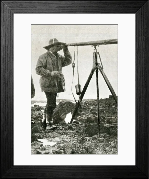Framed Print : Captain Scott looking for pack ice, Antarctic Framed Print : Captain Scott looking for pack ice, Antarctic