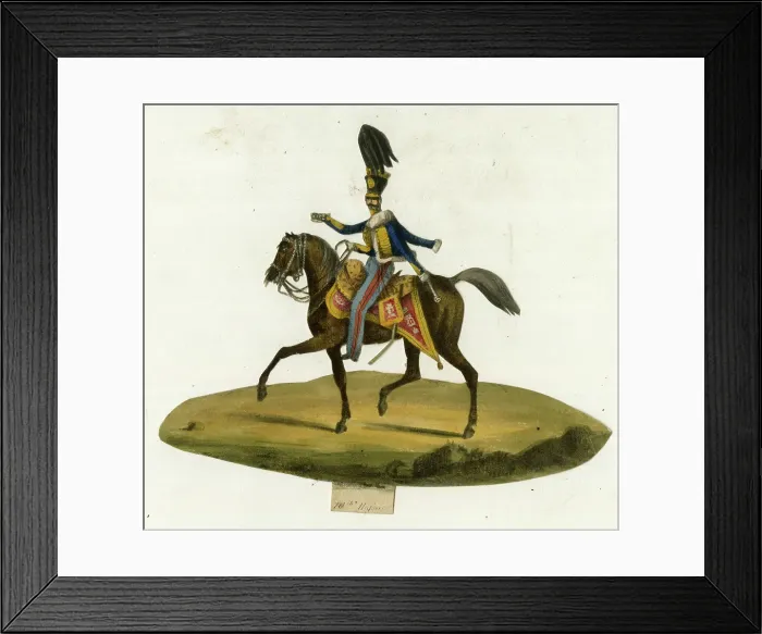 Framed Print : Victorian scrap, 10th Hussars, Cavalry Regiment Framed Print : Victorian scrap, 10th Hussars, Cavalry Regiment