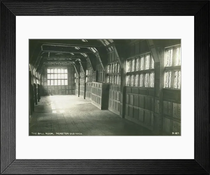 Framed Print : The Ball Room, Little Moreton Hall, Cheshire Framed Print : The Ball Room, Little Moreton Hall, Cheshire
