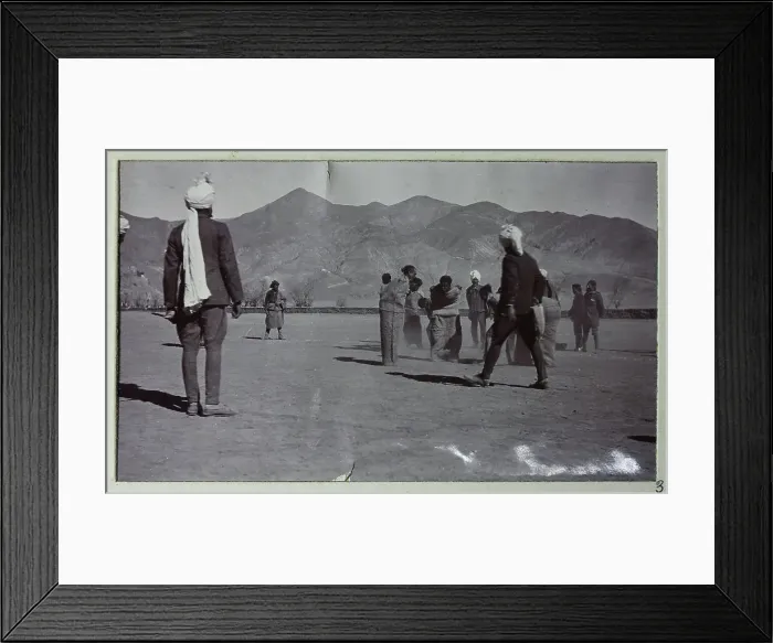 Framed Print : British Military Campaign to Tibet - sack fighting by sepoys Framed Print : British Military Campaign to Tibet - sack fighting by sepoys