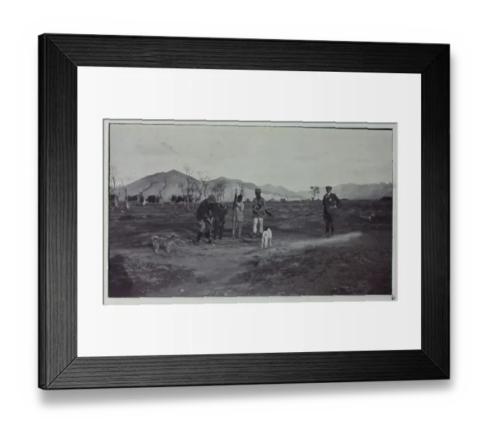 Framed Print : British Military Campaign to Tibet - golf at Gyantse
