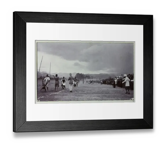 Framed Print : British Military Campaign to Tibet - Coronation Day sports Framed Print : British Military Campaign to Tibet - Coronation Day sports