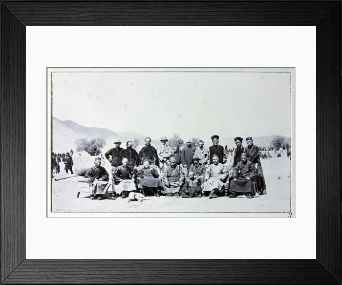 Framed Print : British Military Campaign to Tibet - Coronation Day group Framed Print : British Military Campaign to Tibet - Coronation Day group