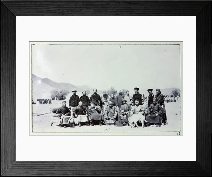 Framed Print : British Military Campaign to Tibet - Coronation Day group Framed Print : British Military Campaign to Tibet - Coronation Day group