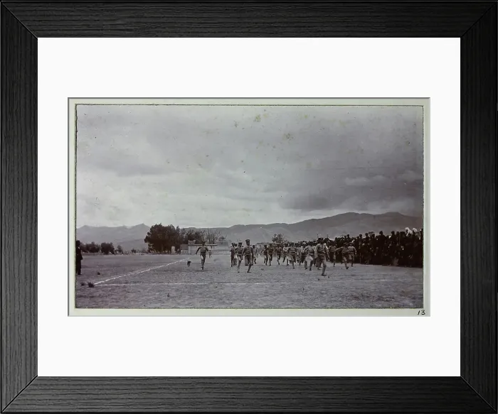 Framed Print : British Military Campaign to Tibet - 100 yards run Framed Print : British Military Campaign to Tibet - 100 yards run