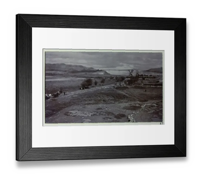 Framed Print : View towards Tsichen, from a fascinating album which reveals new details on a little-known campaign in which a British military force brushed aside Tibetan defences to capture Lhasa, in 1904 Framed Print : View towards Tsichen, from a fascinating album which reveals new details on a little-known campaign in which a British military force brushed aside Tibetan defences to capture Lhasa, in 1904