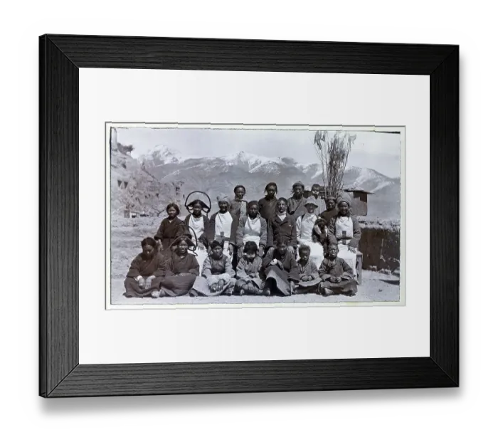 Framed Print : Photograph from a fascinating album which reveals new details on a little-known campaign in which a British military force brushed aside Tibetan defences to capture Lhasa, in 1904 Framed Print : Photograph from a fascinating album which reveals new details on a little-known campaign in which a British military force brushed aside Tibetan defences to capture Lhasa, in 1904