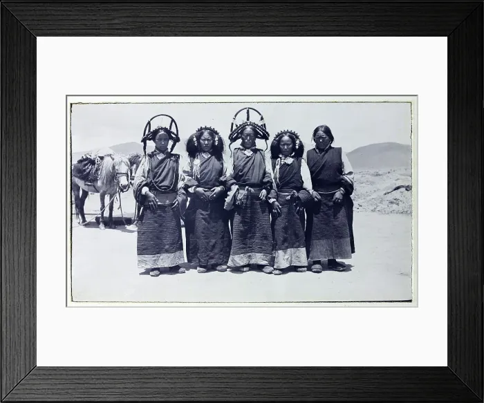 Framed Print : Photograph from a fascinating album which reveals new details on a little-known campaign in which a British military force brushed aside Tibetan defences to capture Lhasa, in 1904 Framed Print : Photograph from a fascinating album which reveals new details on a little-known campaign in which a British military force brushed aside Tibetan defences to capture Lhasa, in 1904
