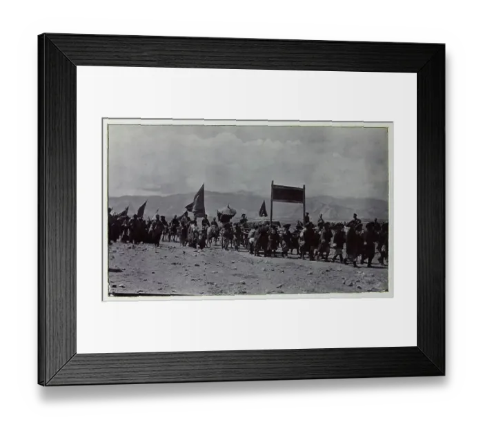Framed Print : Photograph from a fascinating album which reveals new details on a little-known campaign in which a British military force brushed aside Tibetan defences to capture Lhasa, in 1904 Framed Print : Photograph from a fascinating album which reveals new details on a little-known campaign in which a British military force brushed aside Tibetan defences to capture Lhasa, in 1904