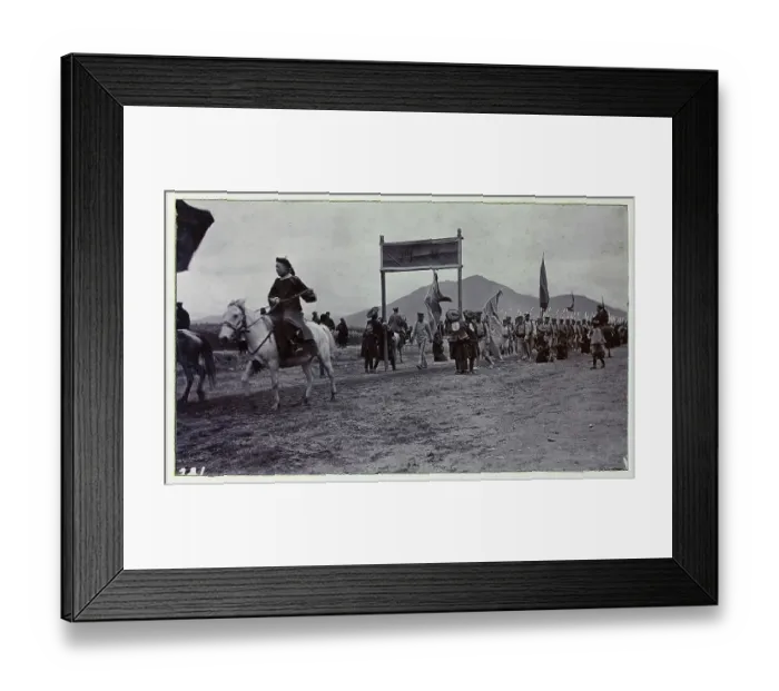 Framed Print : Photograph from a fascinating album which reveals new details on a little-known campaign in which a British military force brushed aside Tibetan defences to capture Lhasa, in 1904 Framed Print : Photograph from a fascinating album which reveals new details on a little-known campaign in which a British military force brushed aside Tibetan defences to capture Lhasa, in 1904