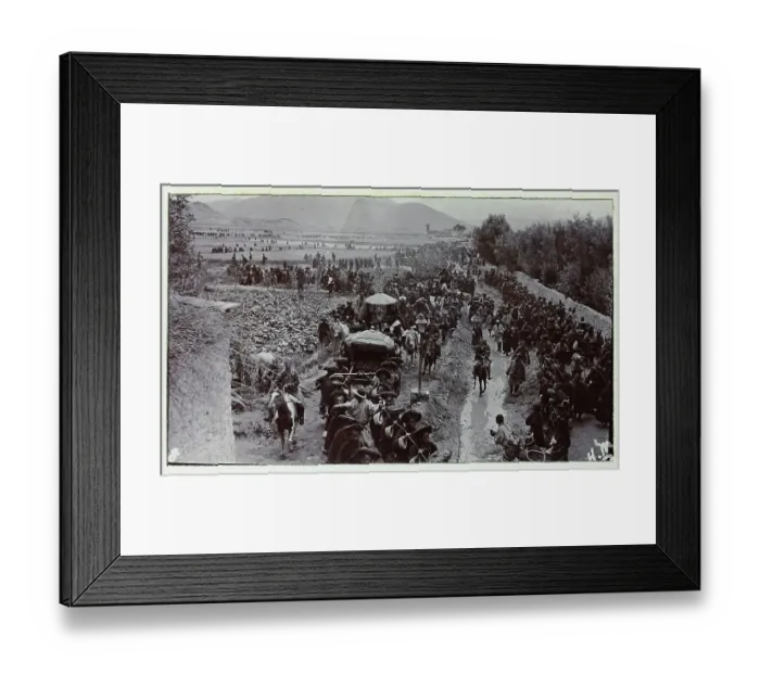 Framed Print : Photograph from a fascinating album which reveals new details on a little-known campaign in which a British military force brushed aside Tibetan defences to capture Lhasa, in 1904 Framed Print : Photograph from a fascinating album which reveals new details on a little-known campaign in which a British military force brushed aside Tibetan defences to capture Lhasa, in 1904