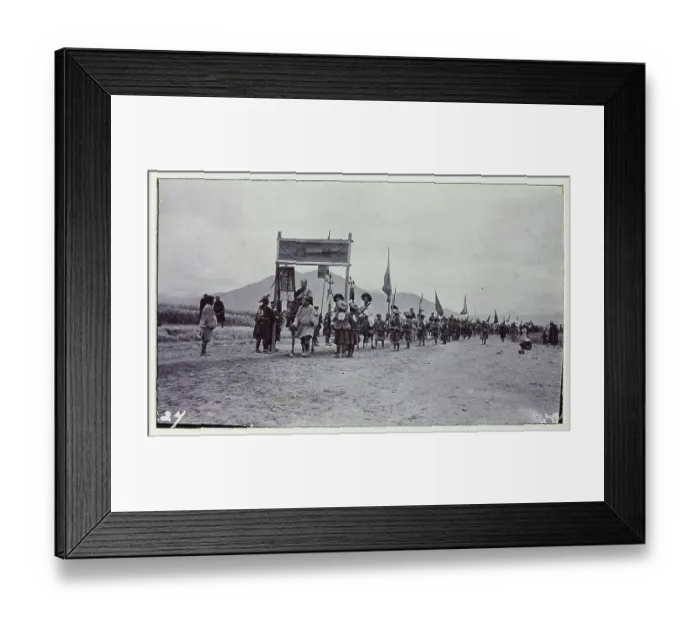Framed Print : Photograph from a fascinating album which reveals new details on a little-known campaign in which a British military force brushed aside Tibetan defences to capture Lhasa, in 1904 Framed Print : Photograph from a fascinating album which reveals new details on a little-known campaign in which a British military force brushed aside Tibetan defences to capture Lhasa, in 1904