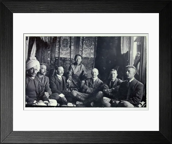 Framed Print : Photograph from a fascinating album which reveals new details on a little-known campaign in which a British military force brushed aside Tibetan defences to capture Lhasa, in 1904 Framed Print : Photograph from a fascinating album which reveals new details on a little-known campaign in which a British military force brushed aside Tibetan defences to capture Lhasa, in 1904