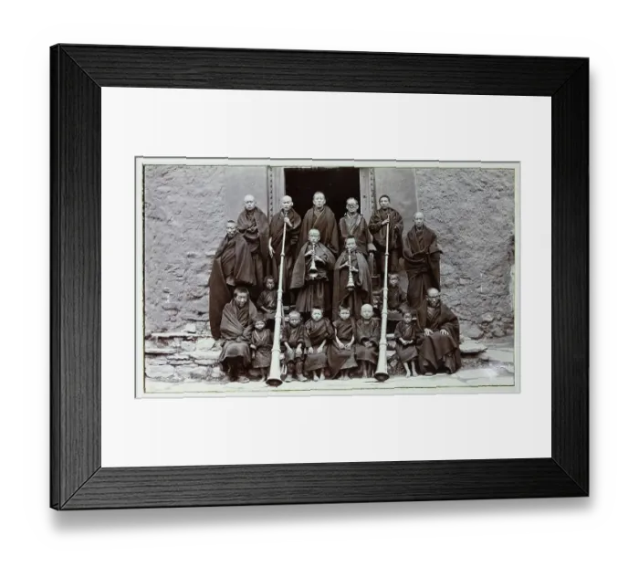 Framed Print : Photograph from a fascinating album which reveals new details on a little-known campaign in which a British military force brushed aside Tibetan defences to capture Lhasa, in 1904 Framed Print : Photograph from a fascinating album which reveals new details on a little-known campaign in which a British military force brushed aside Tibetan defences to capture Lhasa, in 1904