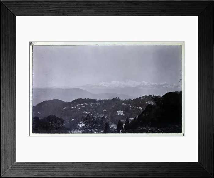 Framed Print : View of Darjeeling, West Bengal, India, from a fascinating album which reveals new details on a little-known campaign in which a British military force brushed aside Tibetan defences to capture Lhasa, in 1904 Framed Print : View of Darjeeling, West Bengal, India, from a fascinating album which reveals new details on a little-known campaign in which a British military force brushed aside Tibetan defences to capture Lhasa, in 1904