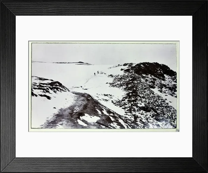 Framed Print : Mail runners on Jelep La Pass in the snow, between Sikkim, India, and Tibet, from a fascinating album which reveals new details on a little-known campaign in which a British military force brushed aside Tibetan defences to capture Lhasa, in 1904 Framed Print : Mail runners on Jelep La Pass in the snow, between Sikkim, India, and Tibet, from a fascinating album which reveals new details on a little-known campaign in which a British military force brushed aside Tibetan defences to capture Lhasa, in 1904