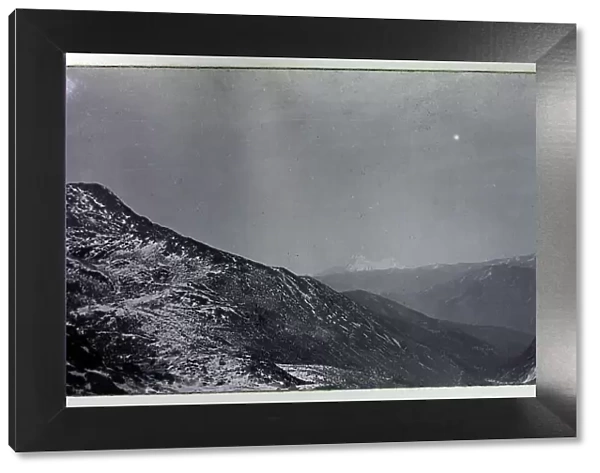 View from the top of Nathu La Pass, Sikkim, India, from a fascinating album which reveals new details on a little-known campaign in which a British military force brushed aside Tibetan defences to capture Lhasa, in 1904