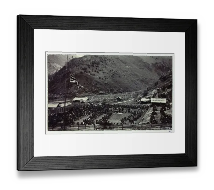 Framed Print : Soldiers at Chumbi village, from a fascinating album which reveals new details on a little-known campaign in which a British military force brushed aside Tibetan defences to capture Lhasa, in 1904 Framed Print : Soldiers at Chumbi village, from a fascinating album which reveals new details on a little-known campaign in which a British military force brushed aside Tibetan defences to capture Lhasa, in 1904