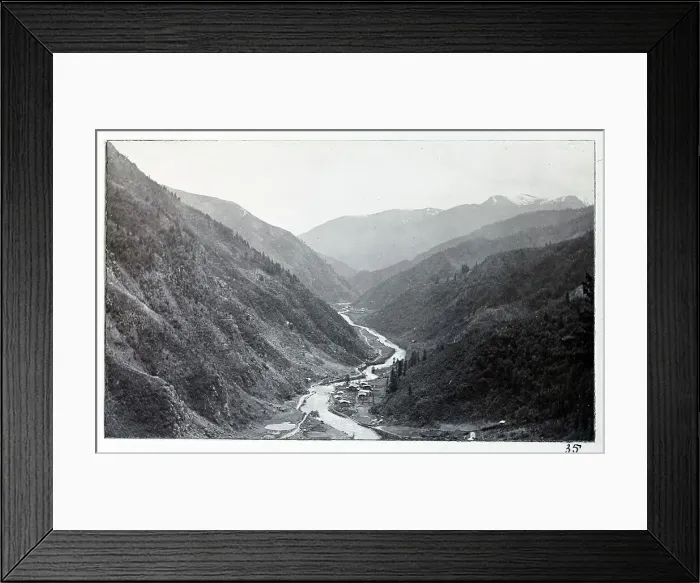 Framed Print : View of the Chumbi Valley, from a fascinating album which reveals new details on a little-known campaign in which a British military force brushed aside Tibetan defences to capture Lhasa, in 1904 Framed Print : View of the Chumbi Valley, from a fascinating album which reveals new details on a little-known campaign in which a British military force brushed aside Tibetan defences to capture Lhasa, in 1904