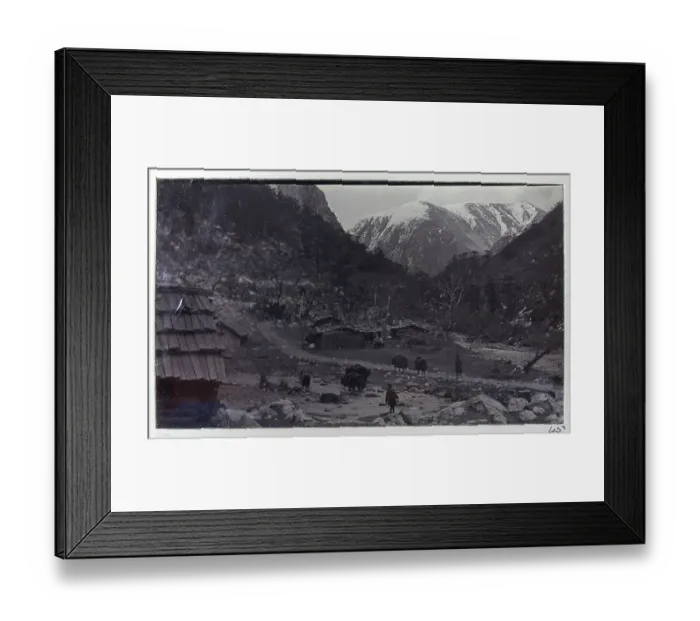 Framed Print : British Military Campaign to Tibet - Gantsa, Tibet Framed Print : British Military Campaign to Tibet - Gantsa, Tibet