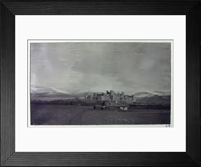 Framed Print : View of the town of Phari, Yadong County, on the Tibet border (the building is a Dzong, or fortified monastery), from a fascinating album which reveals new details on a little-known campaign in which a British military force brushed aside Tibetan Framed Print : View of the town of Phari, Yadong County, on the Tibet border (the building is a Dzong, or fortified monastery), from a fascinating album which reveals new details on a little-known campaign in which a British military force brushed aside Tibetan