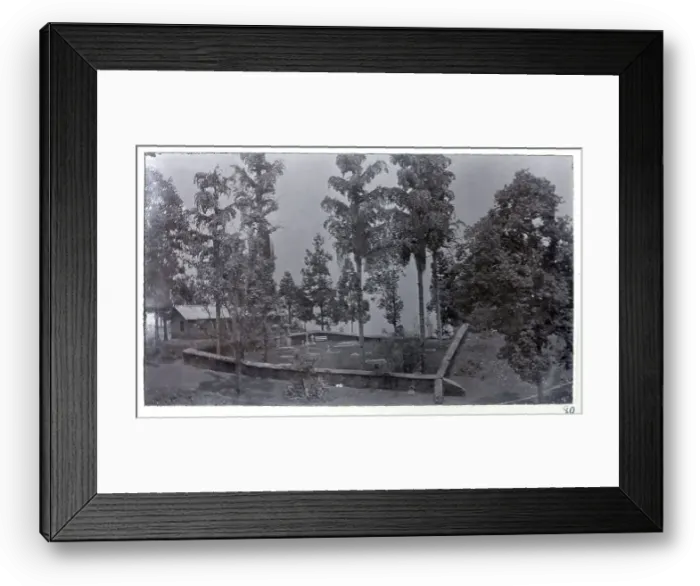 Framed Print : View of Kalimpong cemetery, India, from a fascinating album which reveals new details on a little-known campaign in which a British military force brushed aside Tibetan defences to capture Lhasa, in 1904 Framed Print : View of Kalimpong cemetery, India, from a fascinating album which reveals new details on a little-known campaign in which a British military force brushed aside Tibetan defences to capture Lhasa, in 1904