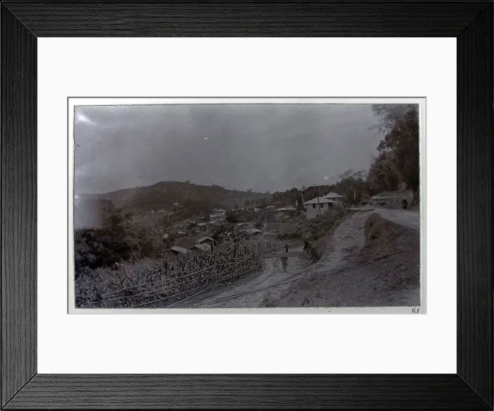 Framed Print : View of Kalimpong, West Bengal, India, from a fascinating album which reveals new details on a little-known campaign in which a British military force brushed aside Tibetan defences to capture Lhasa, in 1904 Framed Print : View of Kalimpong, West Bengal, India, from a fascinating album which reveals new details on a little-known campaign in which a British military force brushed aside Tibetan defences to capture Lhasa, in 1904