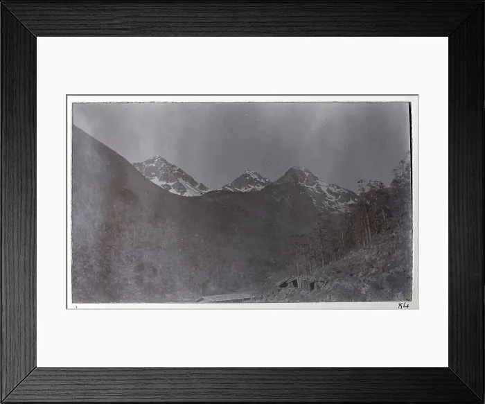 Framed Print : View near Rinchenpong, West Sikkim, India, entering the Chumbi Valley, from a fascinating album which reveals new details on a little-known campaign in which a British military force brushed aside Tibetan defences to capture Lhasa, in 1904 Framed Print : View near Rinchenpong, West Sikkim, India, entering the Chumbi Valley, from a fascinating album which reveals new details on a little-known campaign in which a British military force brushed aside Tibetan defences to capture Lhasa, in 1904