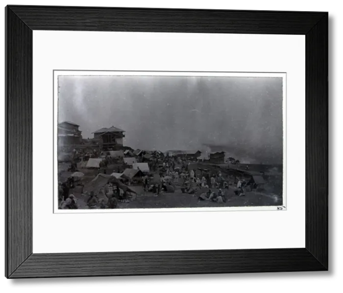 Framed Print : Kalimpong bazaar, West Bengal, India, from a fascinating album which reveals new details on a little-known campaign in which a British military force brushed aside Tibetan defences to capture Lhasa, in 1904 Framed Print : Kalimpong bazaar, West Bengal, India, from a fascinating album which reveals new details on a little-known campaign in which a British military force brushed aside Tibetan defences to capture Lhasa, in 1904