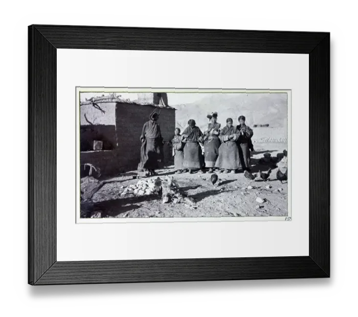 Framed Print : Photograph from a fascinating album which reveals new details on a little-known campaign in which a British military force brushed aside Tibetan defences to capture Lhasa, in 1904 Framed Print : Photograph from a fascinating album which reveals new details on a little-known campaign in which a British military force brushed aside Tibetan defences to capture Lhasa, in 1904
