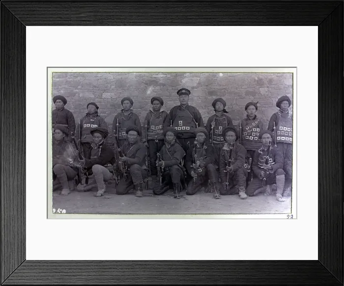Framed Print : Photograph from a fascinating album which reveals new details on a little-known campaign in which a British military force brushed aside Tibetan defences to capture Lhasa, in 1904 Framed Print : Photograph from a fascinating album which reveals new details on a little-known campaign in which a British military force brushed aside Tibetan defences to capture Lhasa, in 1904
