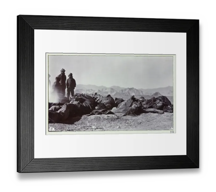 Framed Print : Photograph from a fascinating album which reveals new details on a little-known campaign in which a British military force brushed aside Tibetan defences to capture Lhasa, in 1904 Framed Print : Photograph from a fascinating album which reveals new details on a little-known campaign in which a British military force brushed aside Tibetan defences to capture Lhasa, in 1904
