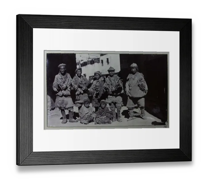 Framed Print : Photograph from a fascinating album which reveals new details on a little-known campaign in which a British military force brushed aside Tibetan defences to capture Lhasa, in 1904 Framed Print : Photograph from a fascinating album which reveals new details on a little-known campaign in which a British military force brushed aside Tibetan defences to capture Lhasa, in 1904