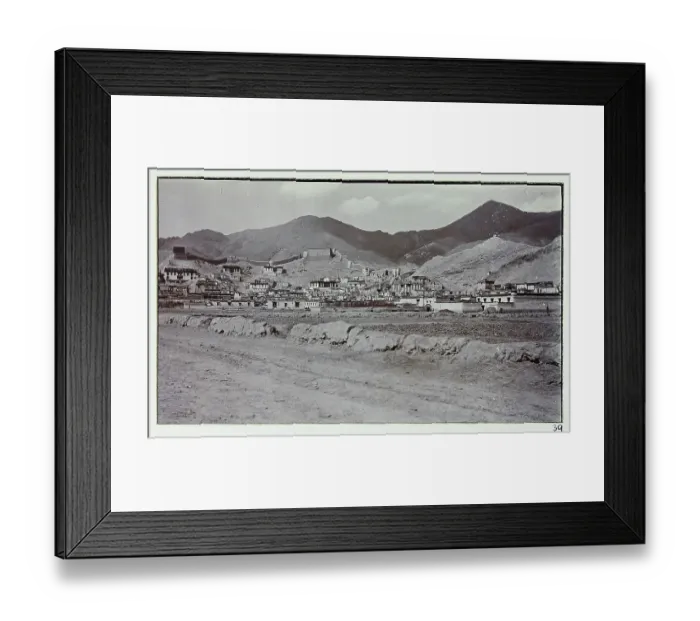 Framed Print : Photograph from a fascinating album which reveals new details on a little-known campaign in which a British military force brushed aside Tibetan defences to capture Lhasa, in 1904 Framed Print : Photograph from a fascinating album which reveals new details on a little-known campaign in which a British military force brushed aside Tibetan defences to capture Lhasa, in 1904