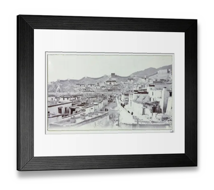 Framed Print : Photograph from a fascinating album which reveals new details on a little-known campaign in which a British military force brushed aside Tibetan defences to capture Lhasa, in 1904 Framed Print : Photograph from a fascinating album which reveals new details on a little-known campaign in which a British military force brushed aside Tibetan defences to capture Lhasa, in 1904