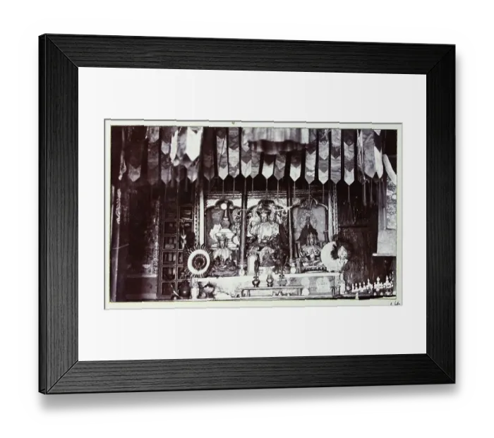 Framed Print : Photograph from a fascinating album which reveals new details on a little-known campaign in which a British military force brushed aside Tibetan defences to capture Lhasa, in 1904 Framed Print : Photograph from a fascinating album which reveals new details on a little-known campaign in which a British military force brushed aside Tibetan defences to capture Lhasa, in 1904