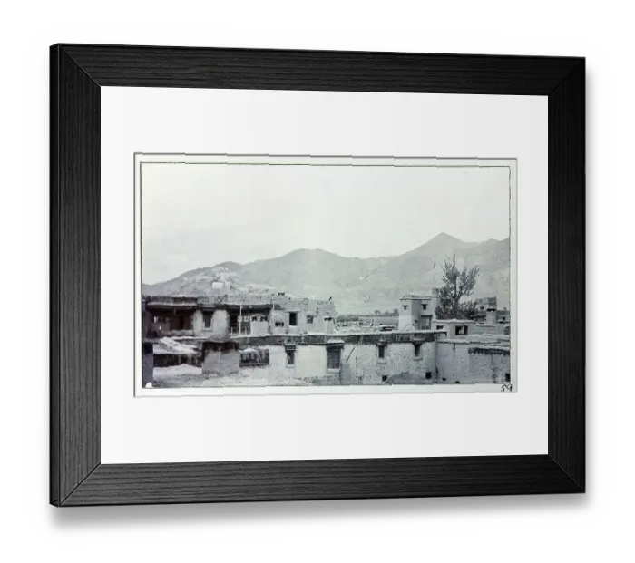 Framed Print : Photograph from a fascinating album which reveals new details on a little-known campaign in which a British military force brushed aside Tibetan defences to capture Lhasa, in 1904 Framed Print : Photograph from a fascinating album which reveals new details on a little-known campaign in which a British military force brushed aside Tibetan defences to capture Lhasa, in 1904